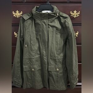 Olive Green Utility Jacket